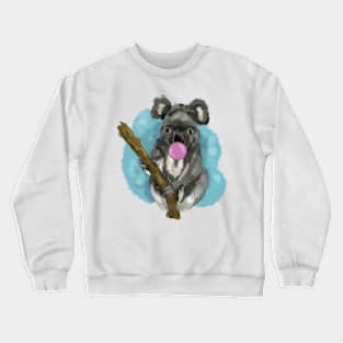 Koala bear and bubblegum Crewneck Sweatshirt